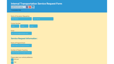 request for information template